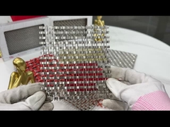 13ft dệt sợi dây đồng sơn để xây dựng mặt tiền