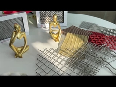 Lưới tản nhiệt dây trang trí hình vuông 2-6mm thân thiện với môi trường