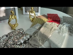 SHUOLONG Thiết kế thép kim loại vải lụa khách sạn kim loại vải mỏng