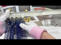 2.8kg/M2 304 Stainless Steel Metal Coil Curtain kiến trúc