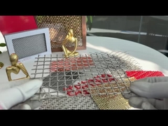 316 thép không gỉ trang trí kim loại lưới tấm 2'X2' 8ft chiều dài