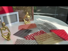 Chống cháy kiến trúc chặt chẽ dây lưới thép không gỉ ngăn tường 0,65% Crack