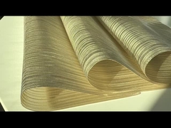 0.9mm Sợi sơn vải kim loại dệt vải thủy tinh nhựa chống cháy 1,76kg/m2