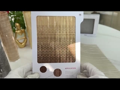 Eco Silver Stainless Steel Nội thất màn hình lưới dây 0.6mm 0% Khu vực mở