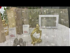 120m Twill Woven Glass Laminated Wire Mesh kiến trúc mặt tiền lớp phủ