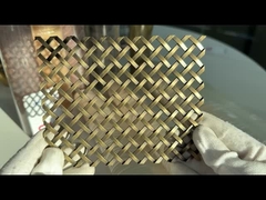 5ft Crimped Stainless Steel trang trí lưới sợi lưới 43,2% Khu vực mở