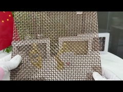 Rigid Weave 4m Stainless Steel trang trí lưới dây cho tủ màu tự nhiên