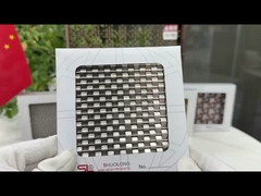 Antique Brass Kiến trúc kim loại lưới màn hình trang trí mặt tiền bề mặt mịn