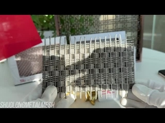 Màng màn hình trang trí kiến trúc dệt Stainless Steel SGS 4,5mm dày