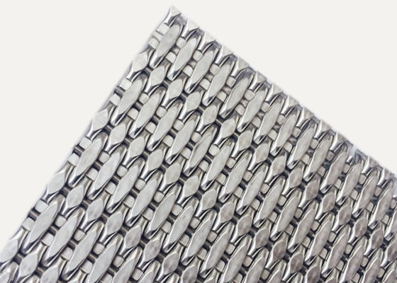 Lưới kim loại ốp SS304 SS316 Độ dày 3,5 mm Lưới dệt trang trí