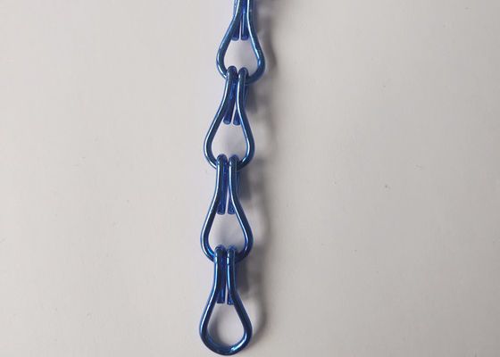2.0mm Blue Anodized Aluminium Chain Door Fly Screen Móc đôi