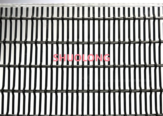 Lưới màu đen bằng kính nhiều lớp linh hoạt cho phân vùng