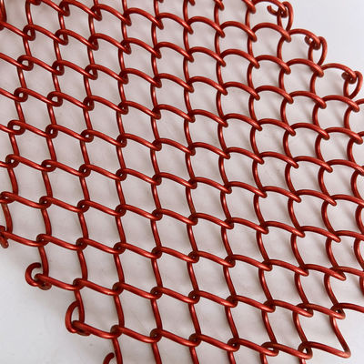Anodizing Customized Coil Mesh Drapery Độ dày 0,5-2mm