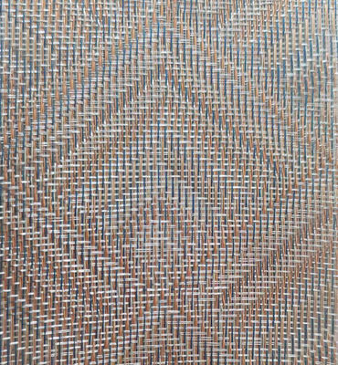 0.8mm Độ dày Laminated Mesh Glass Pvdf Lớp phủ cho công nghiệp