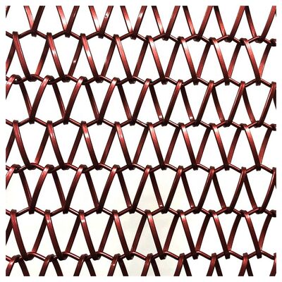 Silver Architectural Mesh Panel Aviary Netting Durable Metal Mesh for Exterior Facades and Interior Design Applications