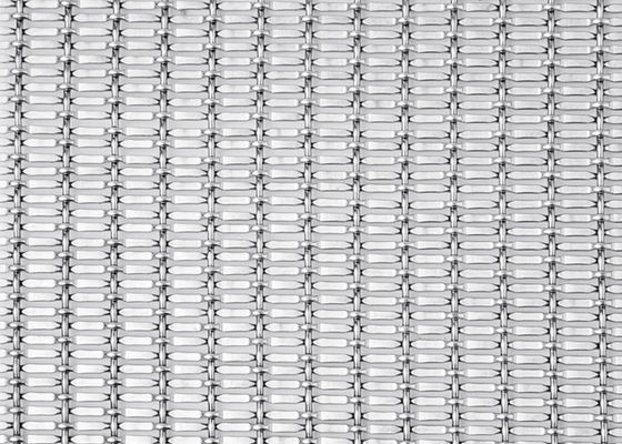 Mạ titan 5mm Vải lưới kim loại dệt 15m Ngăn phòng bằng kim loại trang trí