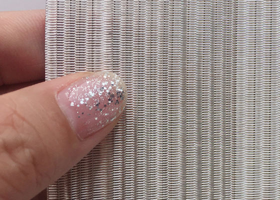 Kính dầu miễn phí 1m với lưới kim loại Lớp xen kẽ 304 Ss Dây dệt lưới