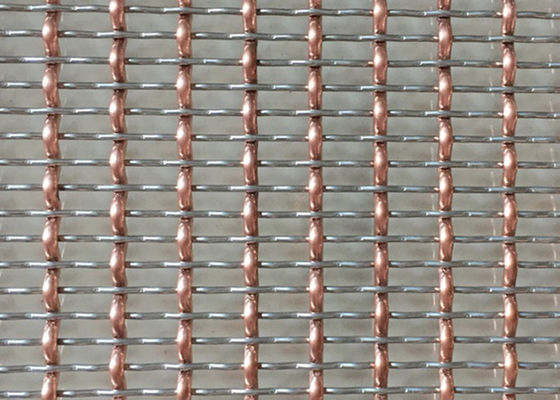 Bộ chia phòng lưới dệt trang trí 36m Tấm lưới Chrome 2,5mm
