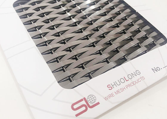 Kiến trúc lưới thép Ss304 màu đen 3.6mm cho bảng trang trí