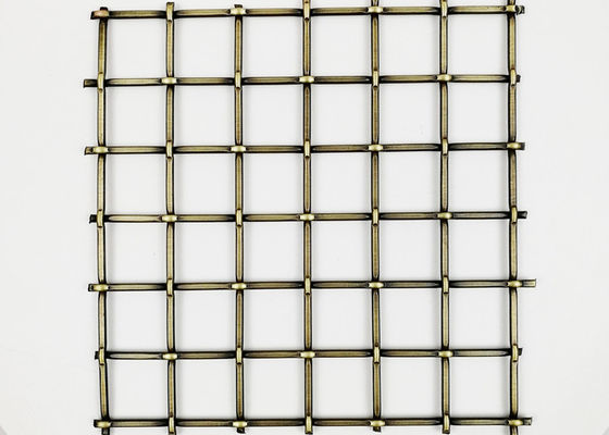 Tủ đồ nội thất đồng thau cổ kính Lưới thép không gỉ kiến ​​trúc 5.5mm
