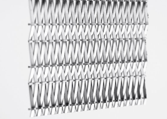 Tấm ốp tường nội thất Lưới kim loại dệt kiến ​​​​trúc 3.6mm được chứng nhận ISO9000