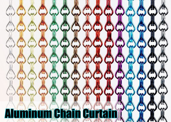 Rèm cửa liên kết chuỗi kim loại 1,5mm Anodized kiến ​​​​trúc Chống gỉ