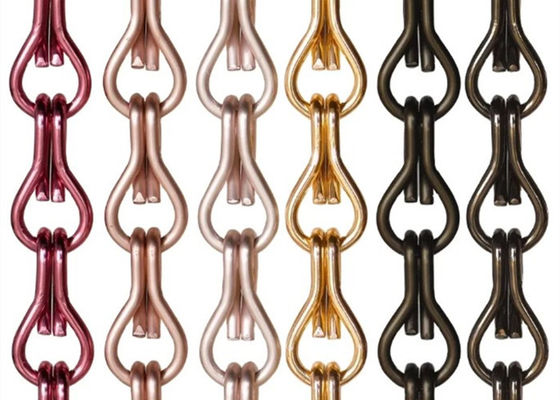Màn hình liên kết chuỗi anodized nhôm có thể tái chế Màn hình bay chống mài mòn
