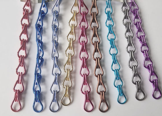 2.0mm Blue Anodized Aluminium Chain Door Fly Screen Móc đôi