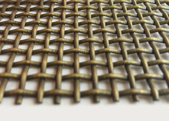 Lưới đồng thau cổ 1,8mm Lưới kim loại bằng đồng bằng thép không gỉ cho kính nhiều lớp