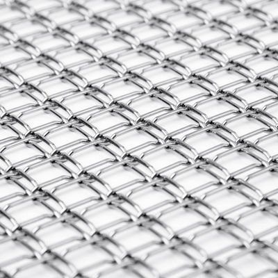 Dệt dây lưới thép không gỉ trang trí Anodizing vuông