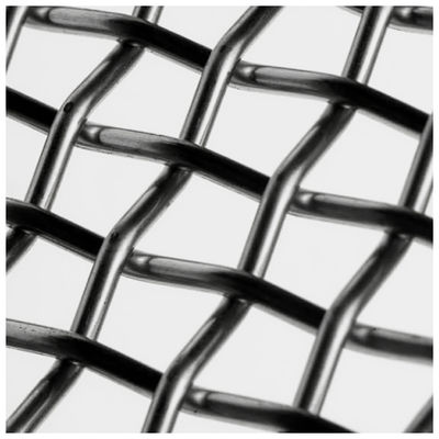Thép không gỉ kẽm khóa Crimp Wire Mesh Cartons đóng gói 2,5mm Dia