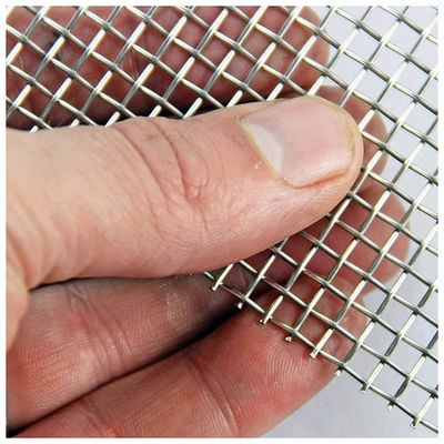 Pvc phủ 0,5mm Dia khóa Crimp dây lưới Stainless Steel