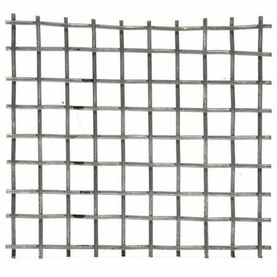 Thép hình chữ nhật Anticorrosion Woven Wire Mesh Panel Đánh bóng xử lý bề mặt