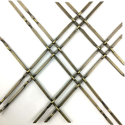 Kháng nhiệt Twill Weave Woven Wire Mesh Panel Thép