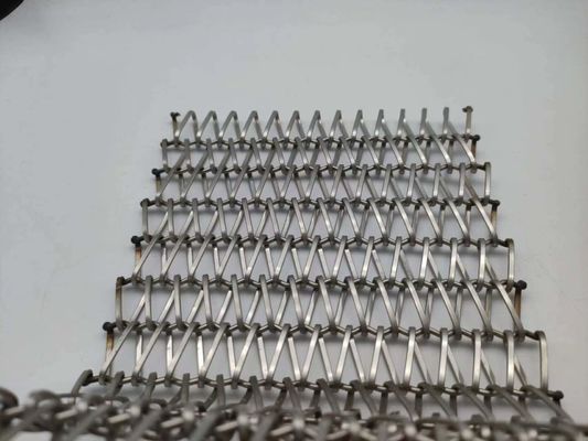 Stainless Steel Spiral Wire Mesh Chống ăn mòn Lớp phủ kẽm