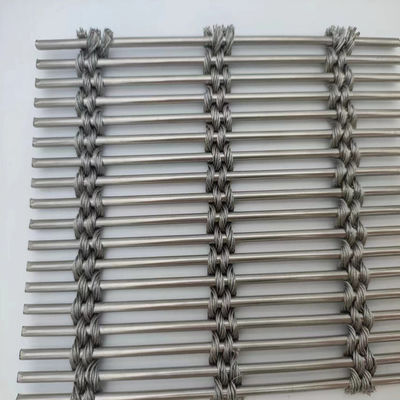 Thiết kế nội thất Stainless Steel Wire Metal Mesh Diameter 0.025-2mm twill weave