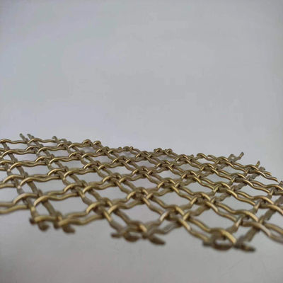 400 Mesh Pvd vàng trang trí kim loại lưới cho các ứng dụng thương mại