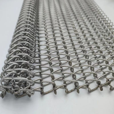 Mạng lưới dây xoắn ốc nối nhau kích thước 2mm-20mm Thép không gỉ màu tùy chỉnh