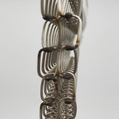 Silver Spiral Woven Wire Mesh Diameter Kích thước 2mm-20mm
