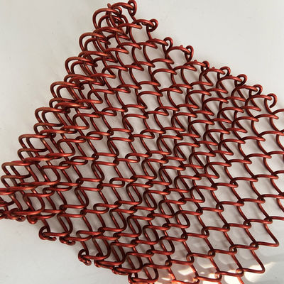 Anodizing Customized Coil Mesh Drapery Độ dày 0,5-2mm