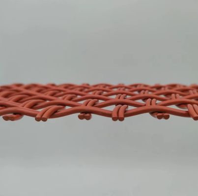 Màu cam 5mm Kiến trúc Stainless Steel Wire Mesh Width 0.6m-2.4m