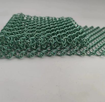 Green Aluminum Wire Kiến trúc dệt lưới cho các giải pháp trang trí đa năng