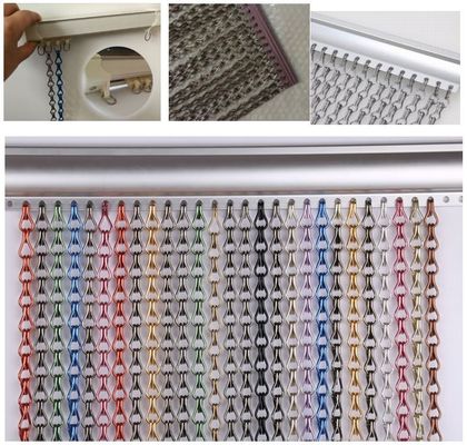 Thiết kế kim loại 2.0mm dây chuyền liên kết Fly Screen như trần tùy chỉnh