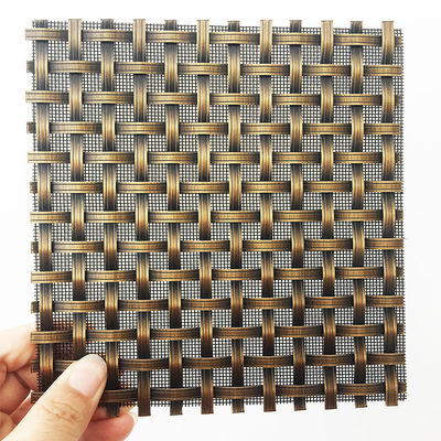 2-6mm Mesh kích thước lưới kim loại trang trí trong hình dạng lỗ vuông