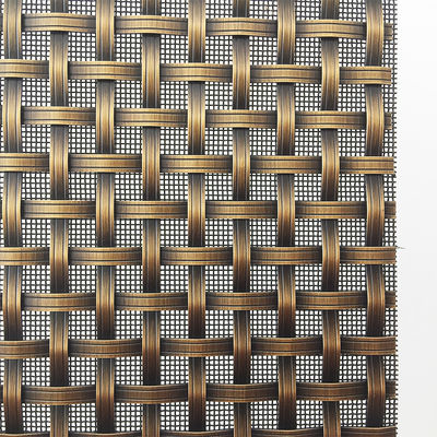 2-6mm Mesh kích thước lưới kim loại trang trí trong hình dạng lỗ vuông