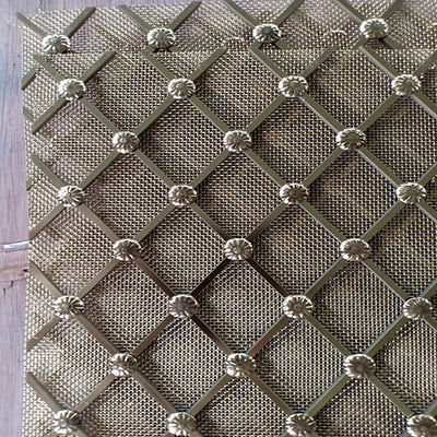 Đẹp Twill Weave trang trí Wire Mesh Grilles thân thiện với môi trường