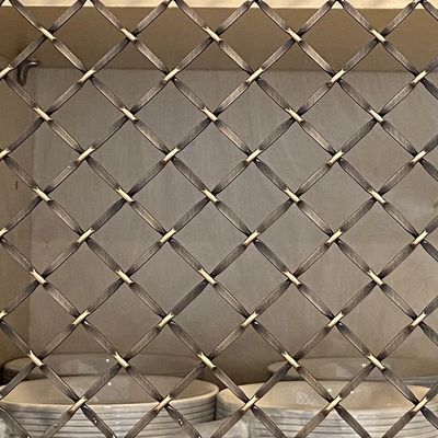 Eco Friendly trang trí Wire Mesh lưới lưới Độ dày 0,5-2mm Trong bạc