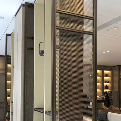 Eco Friendly trang trí Wire Mesh lưới lưới Độ dày 0,5-2mm Trong bạc