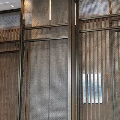Eco Friendly trang trí Wire Mesh lưới lưới Độ dày 0,5-2mm Trong bạc