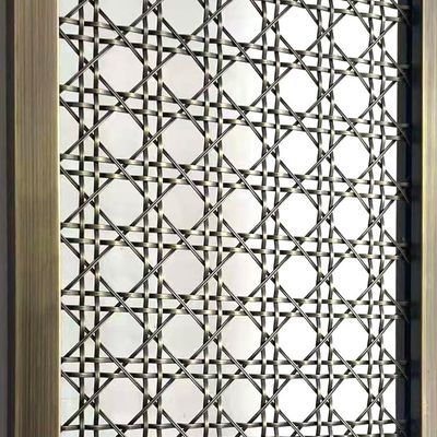 Hình dạng lỗ vuông trang trí Wire Mesh Grilles Eco Friendly 30m